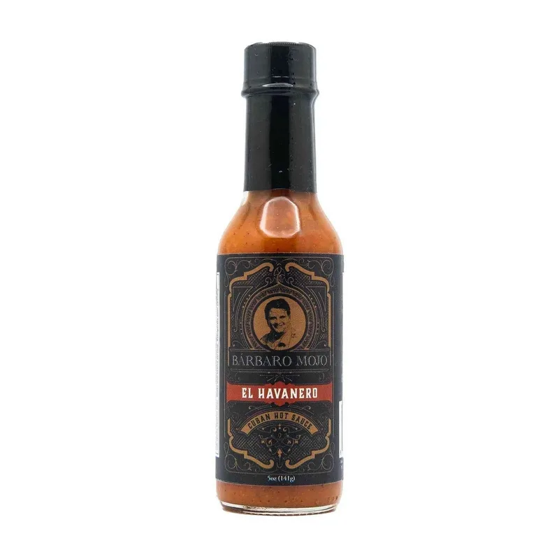 Barbaro Mojo El Havanero Cuban Hot Sauce by BarbaroMojo.com hot sauce bottle