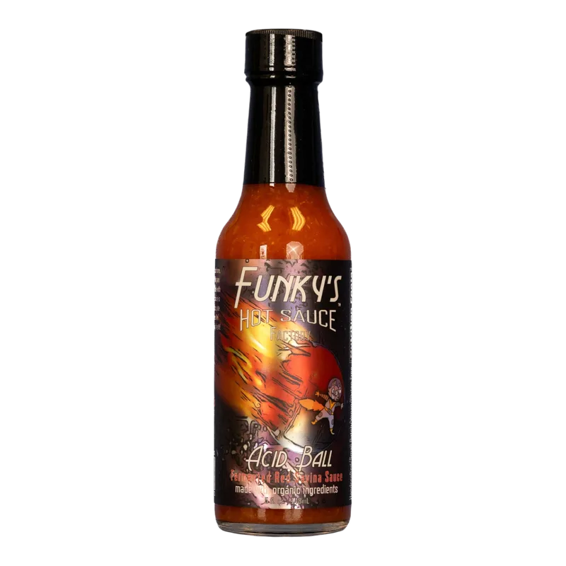 Acid Ball - 5oz bottle by Funky's Foods, LLC hot sauce bottle