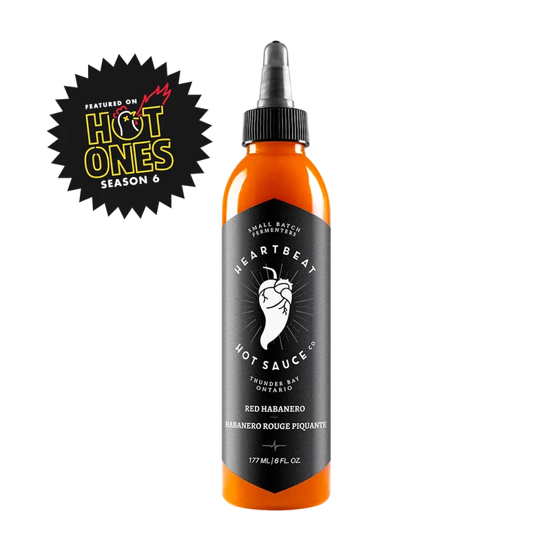 Red Habanero by HBHSco hot sauce bottle