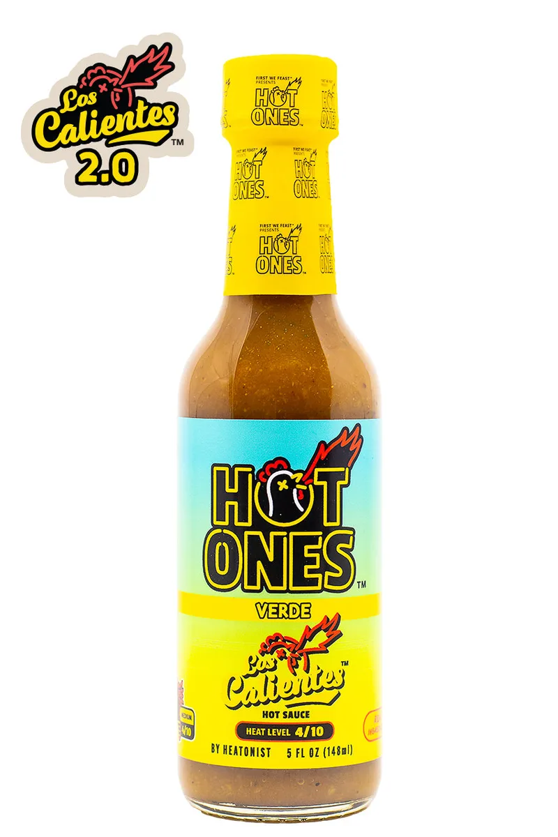 Los Calientes Verde | Hot Ones Hot Sauce hot sauce bottle