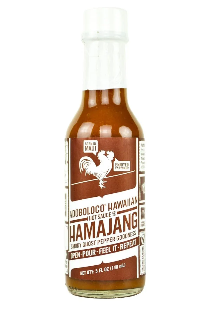 Hamajang Smoked Ghost Pepper Hot Sauce | Adoboloco by Adoboloco Hot Sauce hot sauce bottle