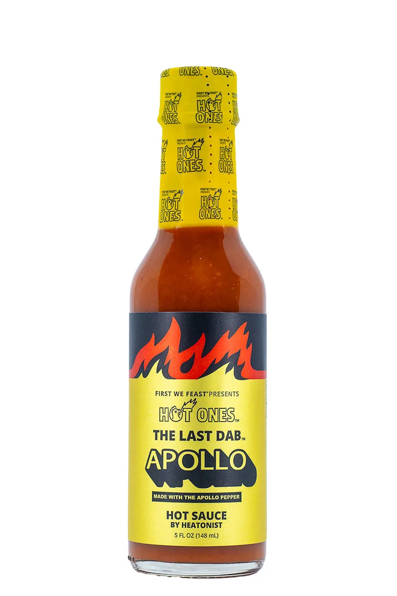 The Last Dab: Apollo | Hot Ones Hot Sauce hot sauce bottle