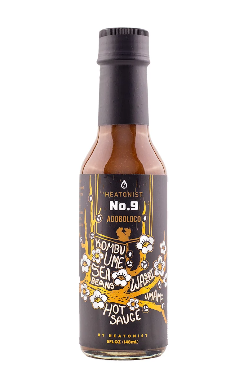 HEATONIST No. 9 Hot Sauce | Adoboloco by Adoboloco Hot Sauce hot sauce bottle