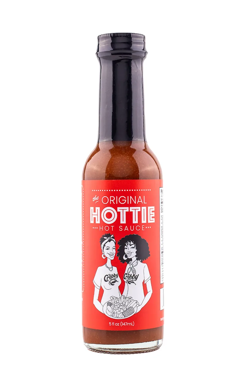 The Original Hottie Hot Sauce | The Crabby Shack hot sauce bottle