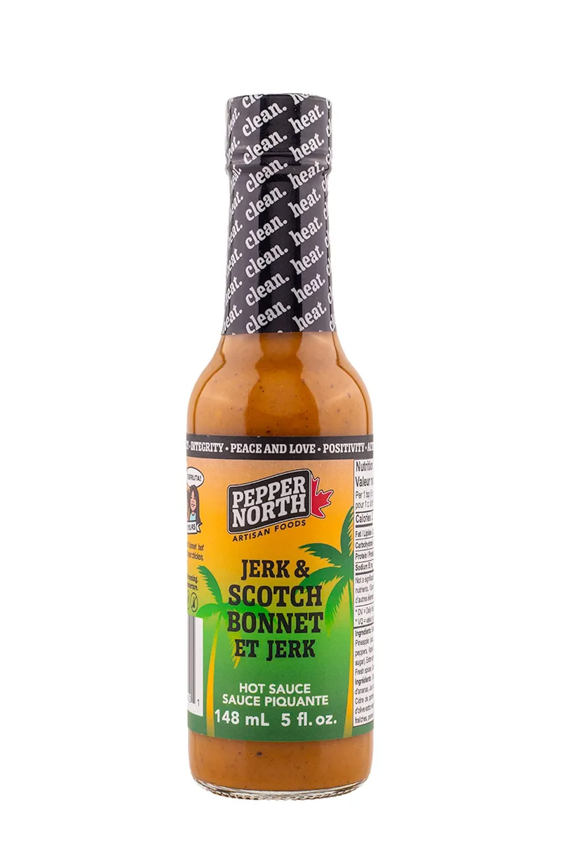 Jerk & Scotch Bonnet | Pepper North hot sauce bottle