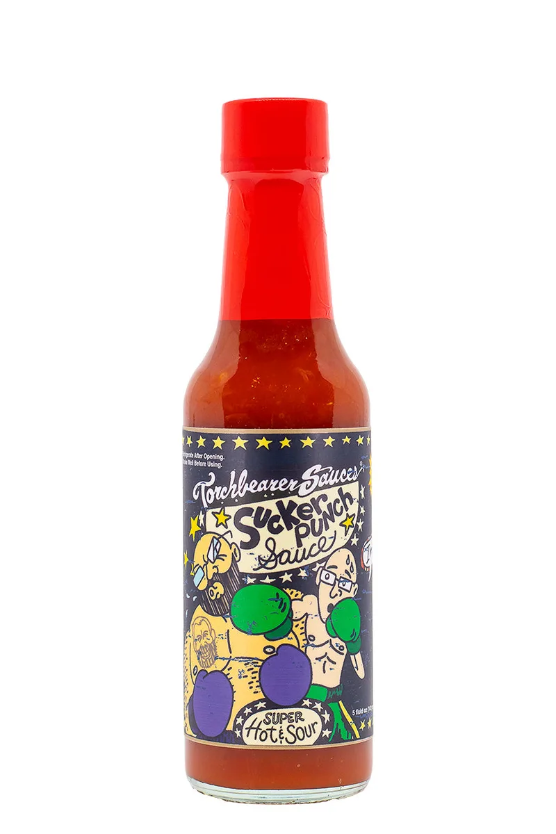 Suckerpunch Hot Sauce | Torchbearer by Torchbearer Sauces hot sauce bottle