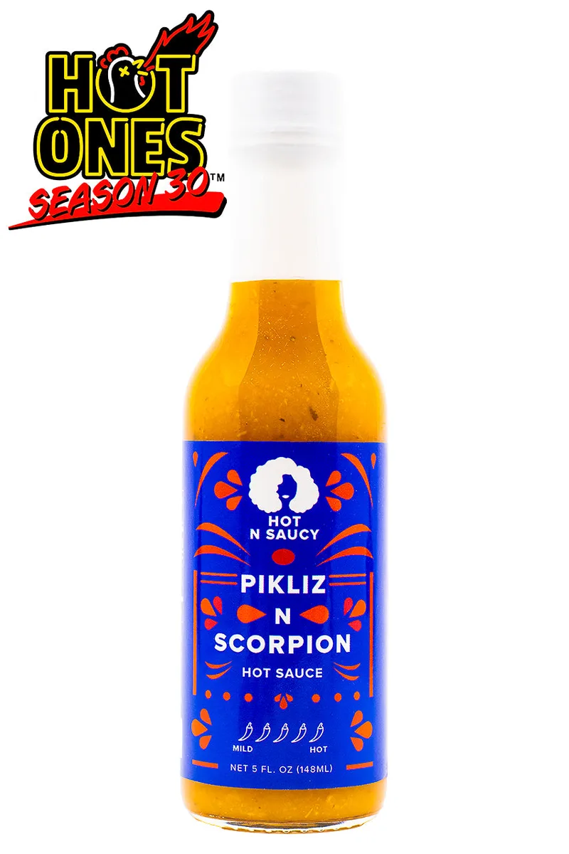 Pikliz N Scorpion  | Hot N Saucy hot sauce bottle