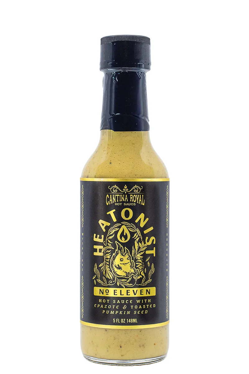 HEATONIST No. Eleven | Cantina Royal hot sauce bottle