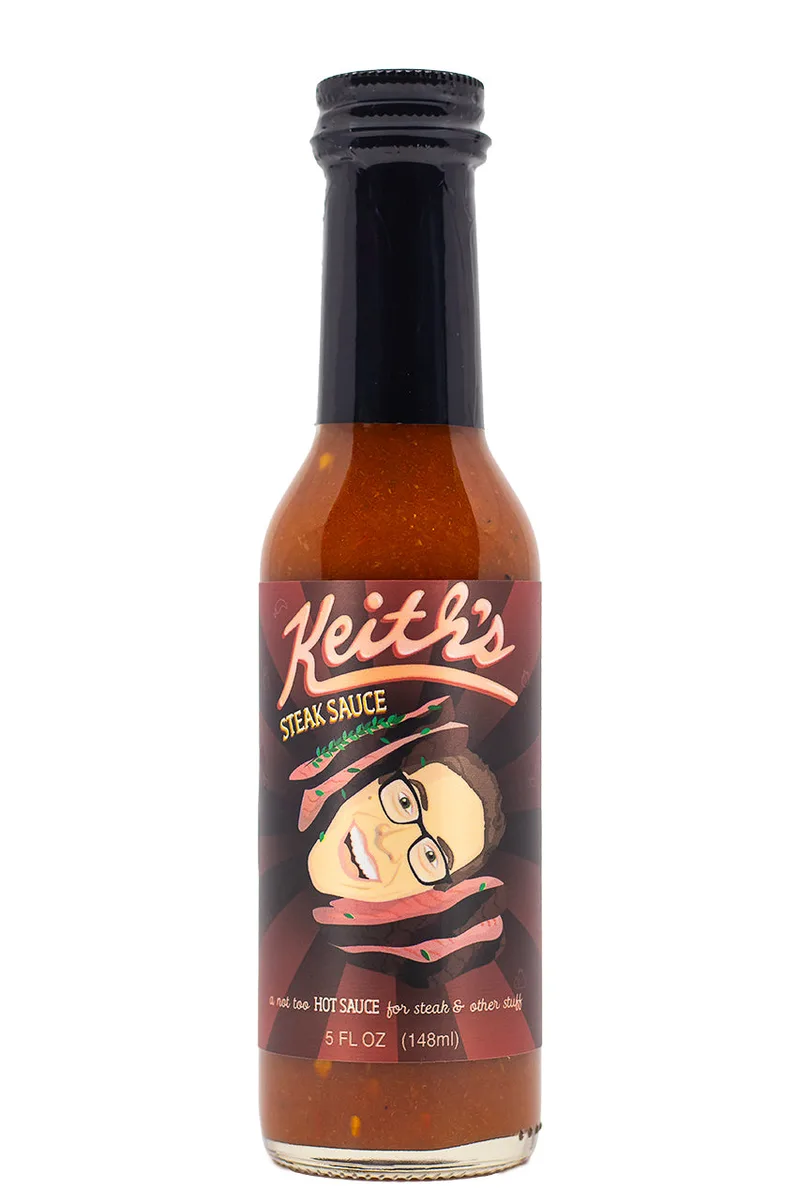 Keith's Steak Sauce | Keith's hot sauce bottle