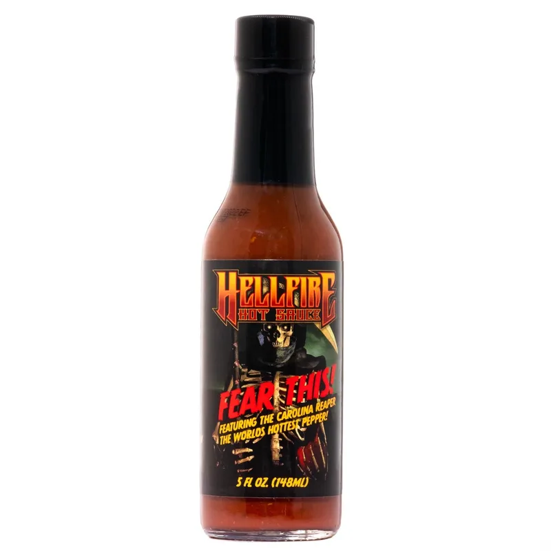 Fear This! - Award Winning Carolina Reaper Hot Sauce by Hellfire Hot Sauce hot sauce bottle