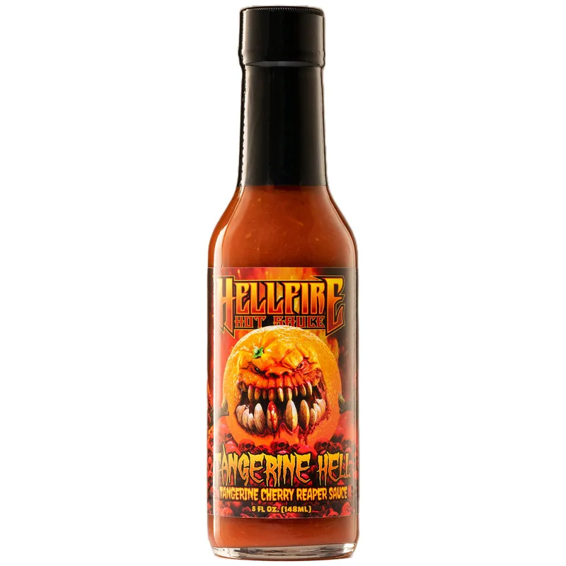 Hellfire Hot Sauce Tangerine Hell Hot Sauce
