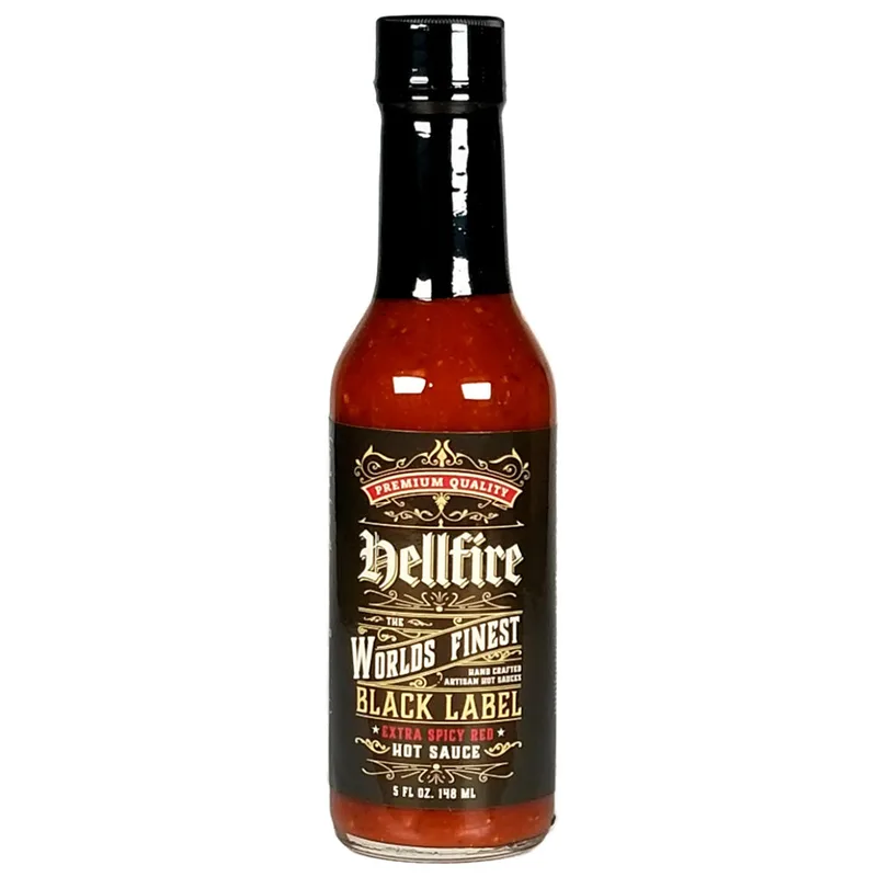 Hellfire Black Label Red Sauce