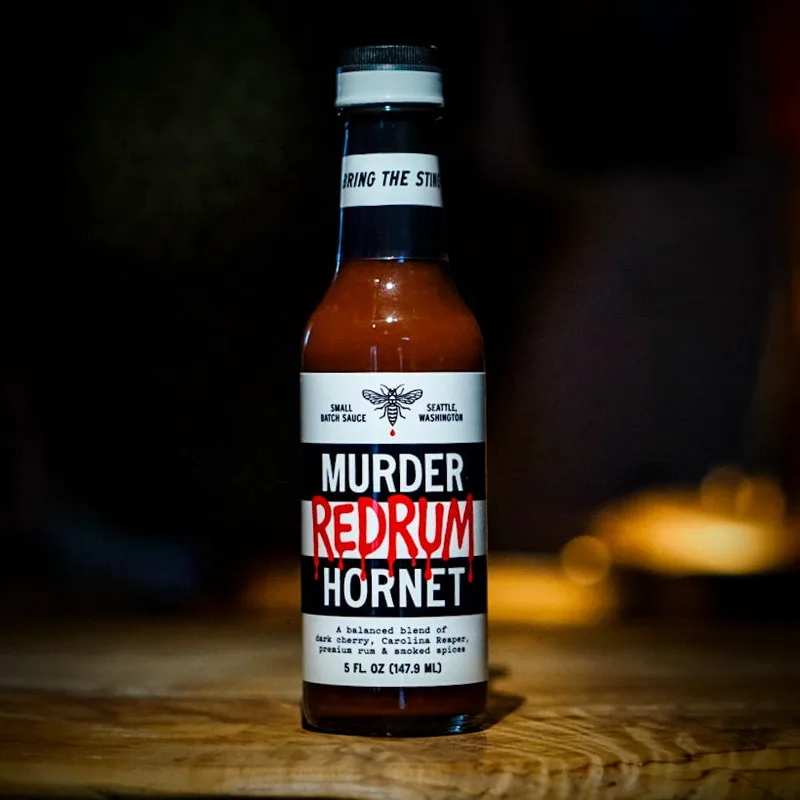 *NEW* RedRum Hot Sauce by Murder Hornet Hot Sauce hot sauce bottle