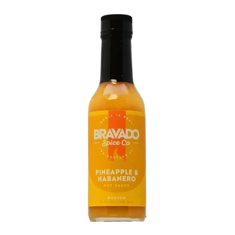 Bravado Pineapple & Habanero Hot Sauce by Bravado Spice Co. hot sauce bottle