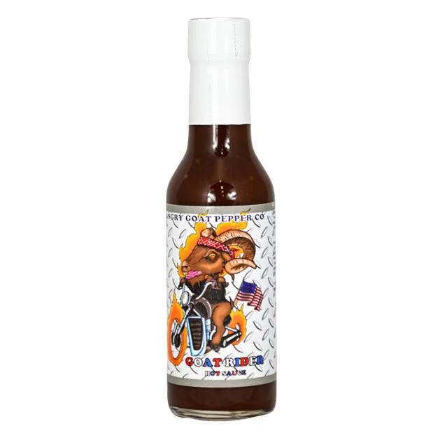 Angry Goat Goat Rider Hot Sauce by Angry Goat Pepper Co. hot sauce bottle