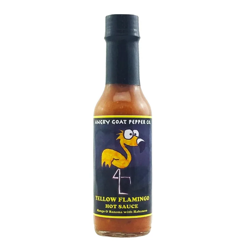 Angry Goat Yellow Flamingo Hot Sauce