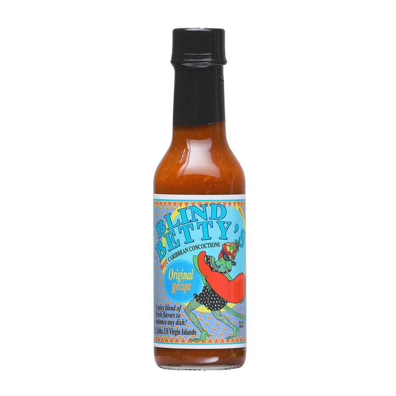Blind Betty's Original Hot Sauce hot sauce bottle