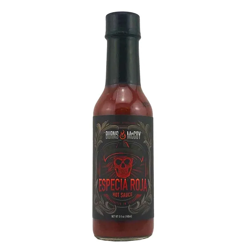 Burns & McCoy Especia Roja Hot Sauce hot sauce bottle