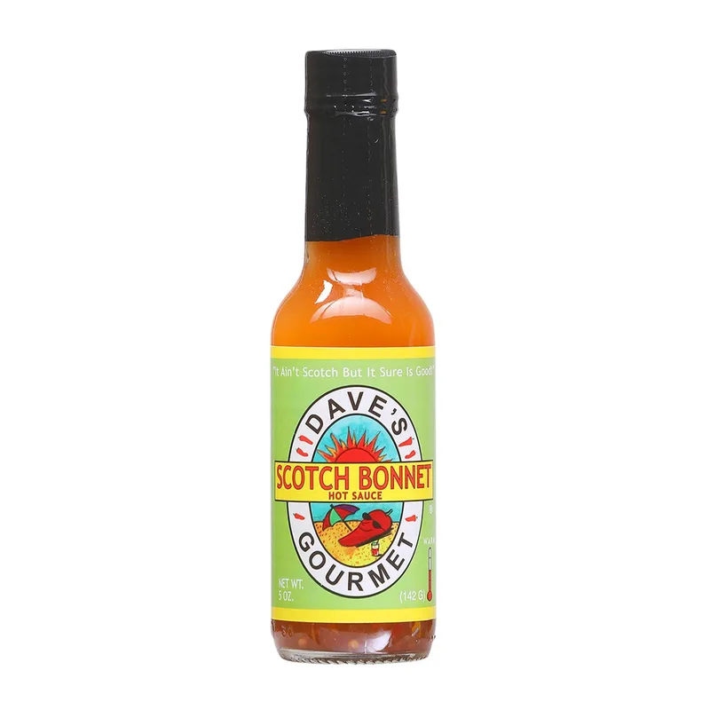 Dave's Gourmet Scotch Bonnet Hot Sauce hot sauce bottle