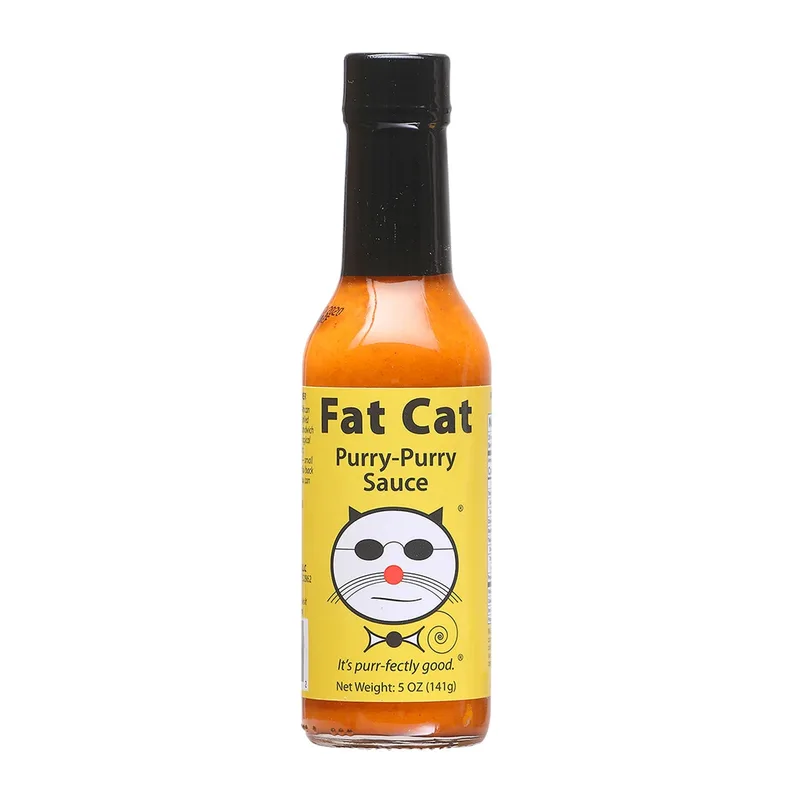 Fat Cat Purry-Purry Hot Sauce hot sauce bottle
