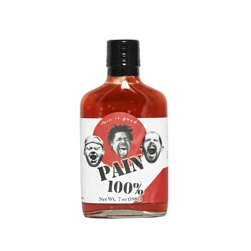 Pain is Good Pain 100% Hot Sauce hot sauce bottle