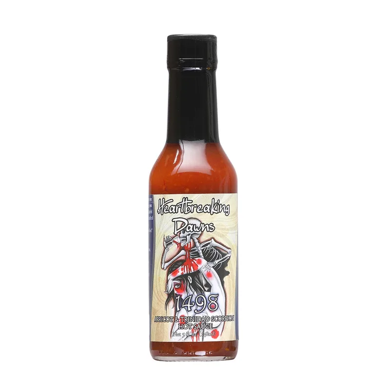 Heartbreaking Dawn's 1498 Trinidad Scorpion Hot Sauce