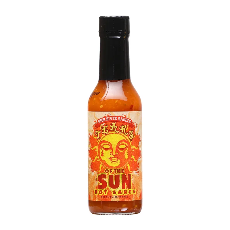 High River Tears of the Sun Hot Sauce by High River Sauces hot sauce bottle