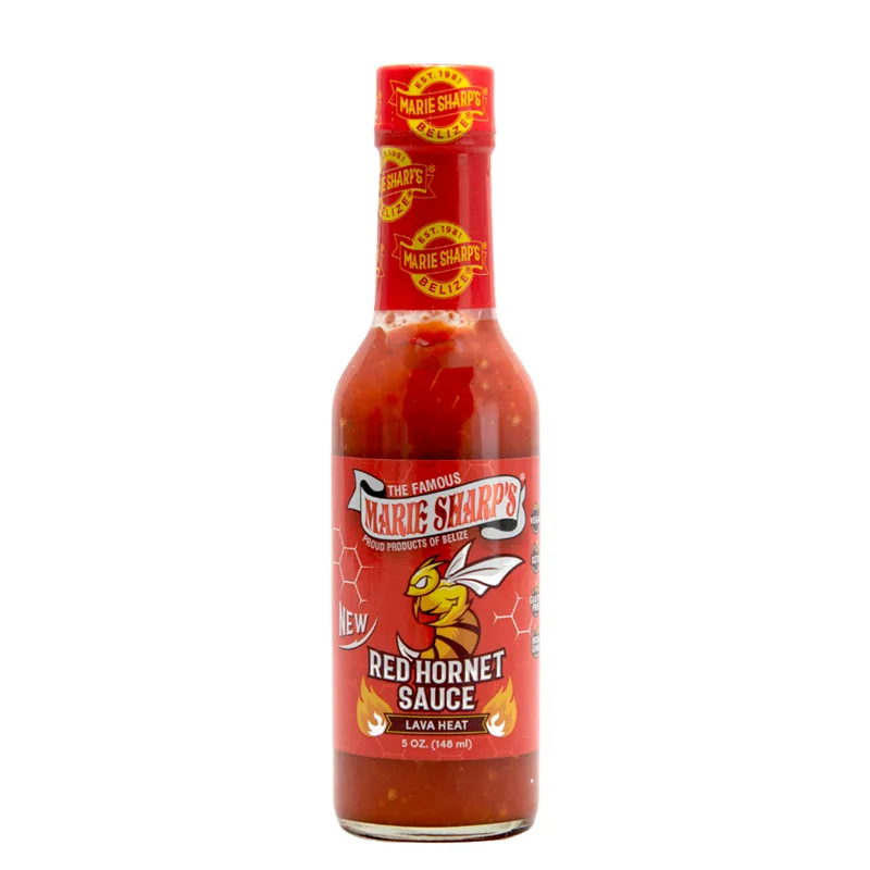 Marie Sharp's Red Hornet Hot Sauce hot sauce bottle