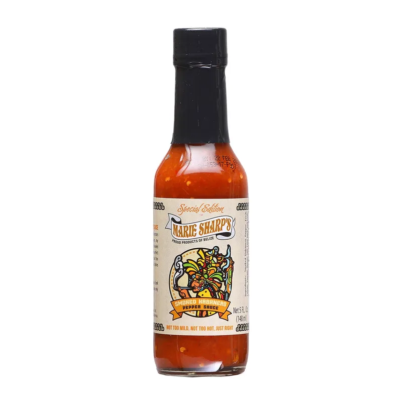 Marie Sharp's Smoked Habanero Pepper Sauce hot sauce bottle