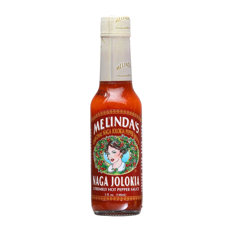 Melinda's Naga Jolokia Pepper Sauce hot sauce bottle