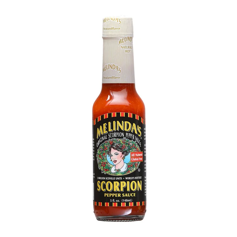 Melinda's Scorpion Hot Sauce hot sauce bottle