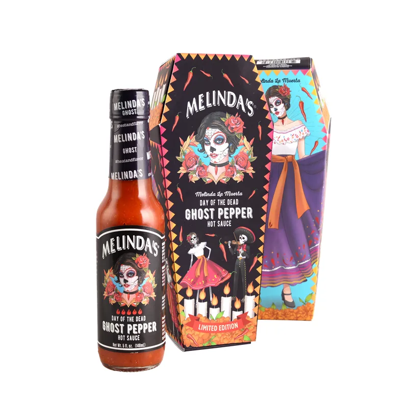Melinda's "La Muerta" Day of the Dead Ghost Pepper Sauce
