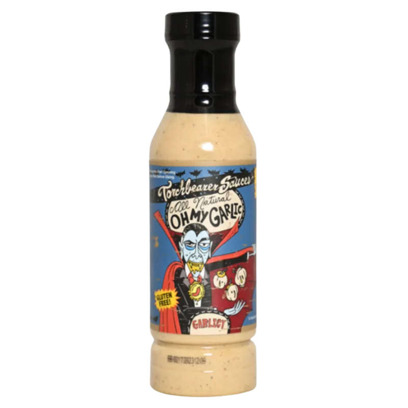 Torchbearer Oh My Garlic! Sauce by Torchbearer Sauces hot sauce bottle