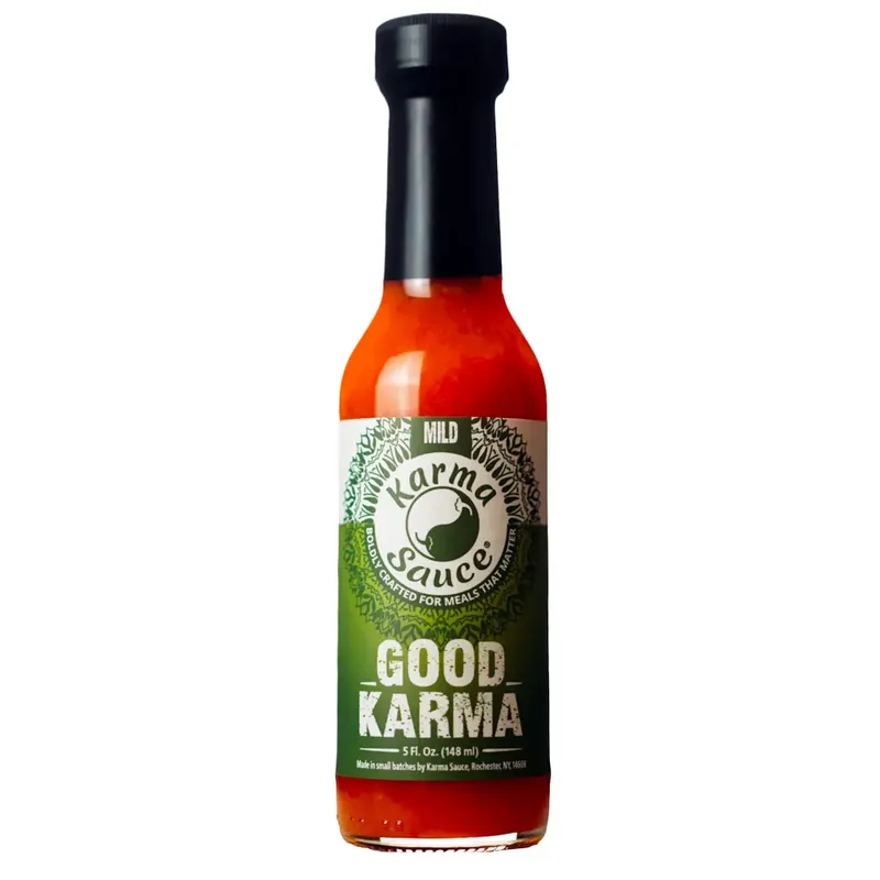 Karma Sauce Good Karma Hot Sauce hot sauce bottle