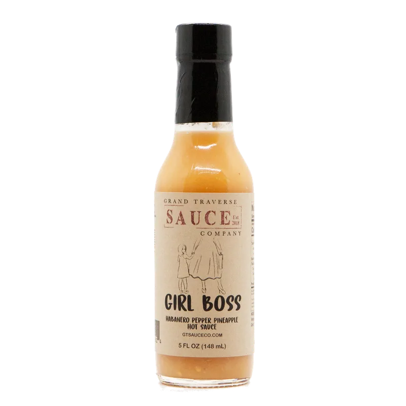 Grand Traverse Sauce Co. Girl Boss Hot Sauce by Grand Traverse Sauce Company hot sauce bottle