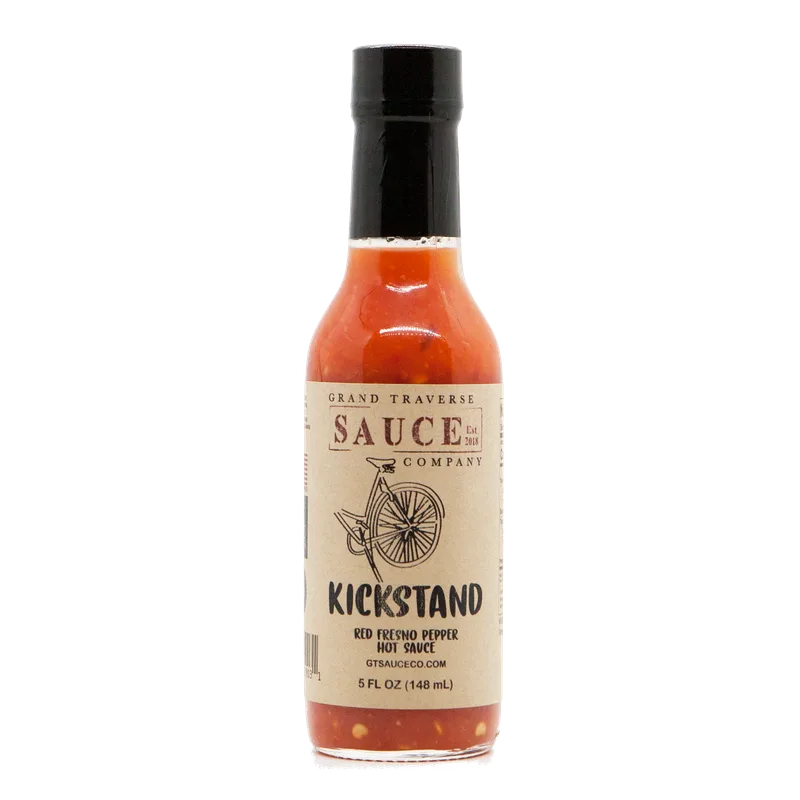 Grand Traverse Sauce Co. Kickstand Hot Sauce by Grand Traverse Sauce Company hot sauce bottle