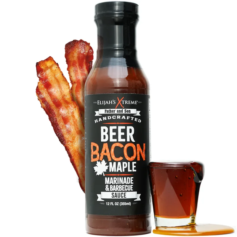 Elijah's Xtreme Beer Bacon Maple BBQ Sauce & Marinade