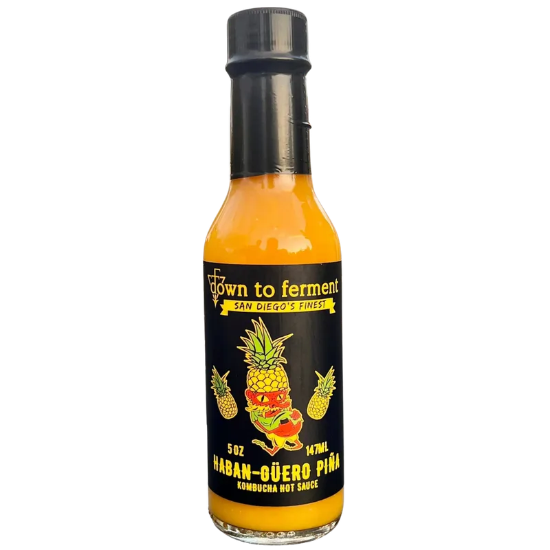 Down to Ferment Haban-güero Piña Hot Sauce