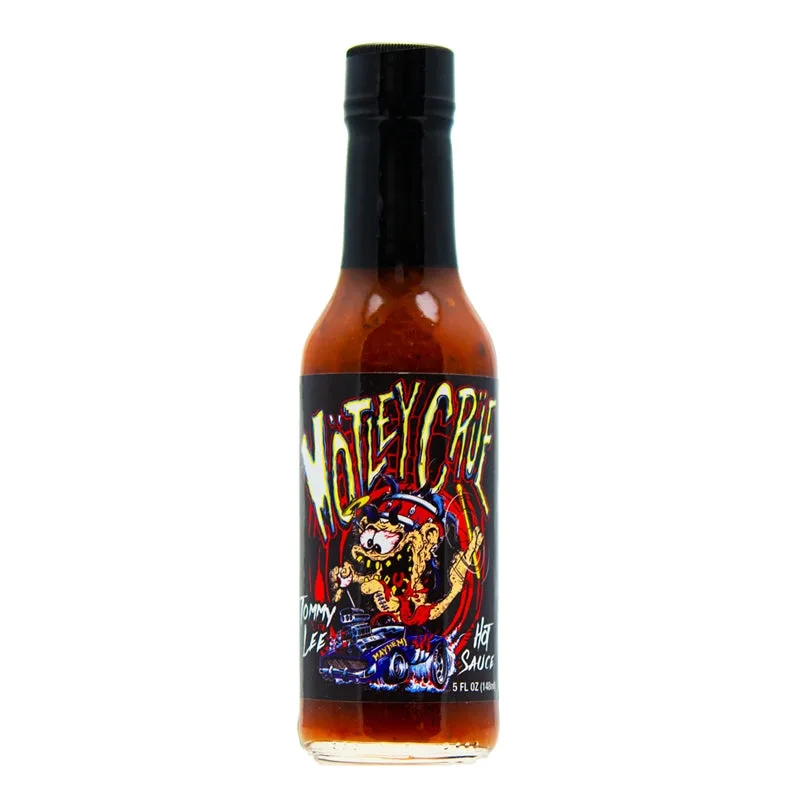 Motley Crue Tommy Lee Hot Sauce hot sauce bottle