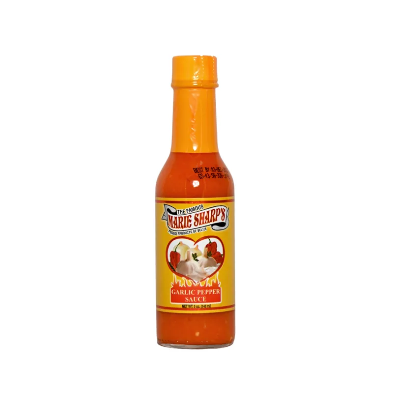 Marie Sharp's Original Garlic Habanero hot sauce bottle