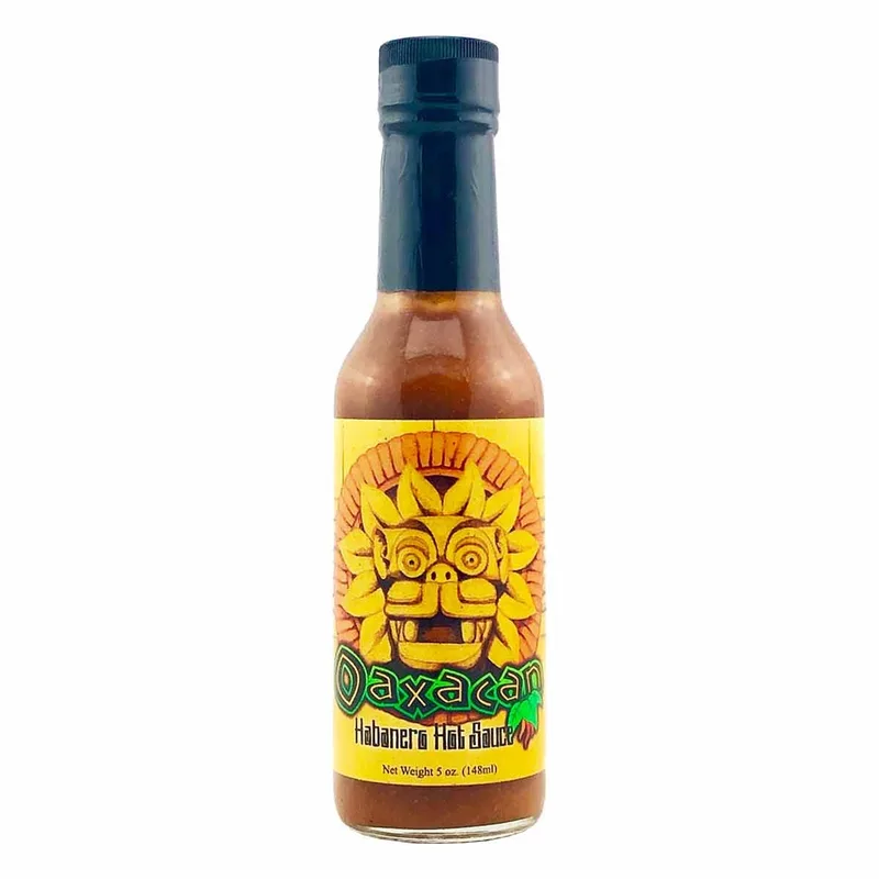 CaJohns Oaxacan Habanero Hot Sauce by CaJohns Fiery Foods Co. hot sauce bottle