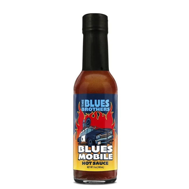 Blues Brothers Blues Mobile Hot Sauce hot sauce bottle