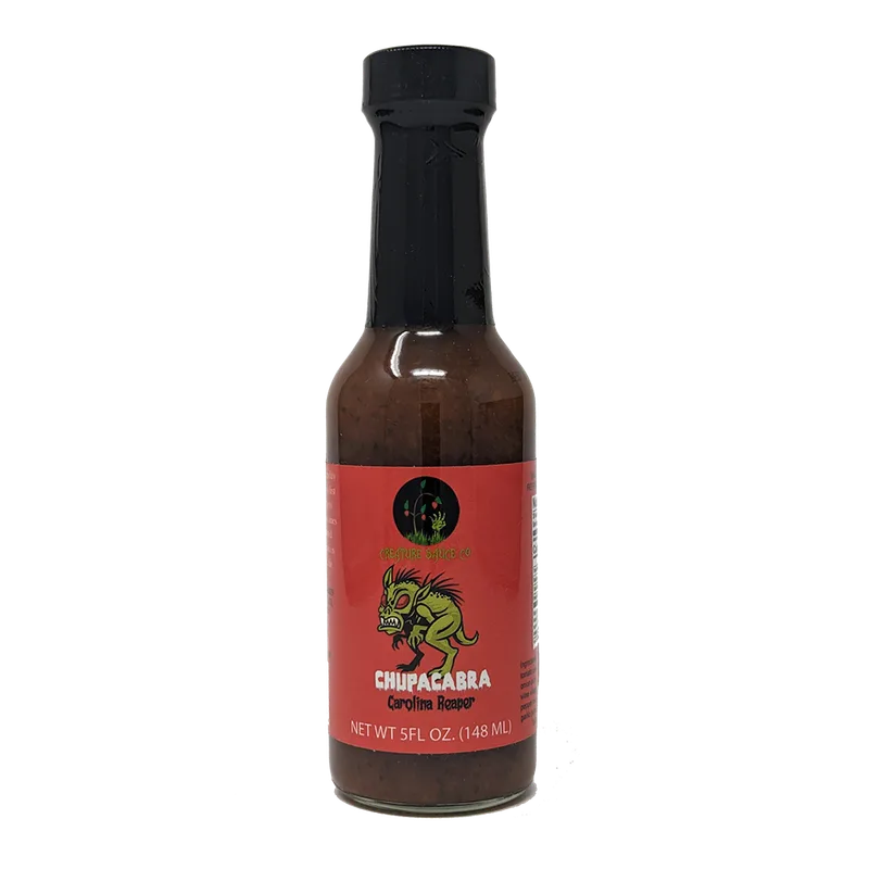Creature Sauce Co. Chupacabra Carolina Reaper Hot Sauce hot sauce bottle