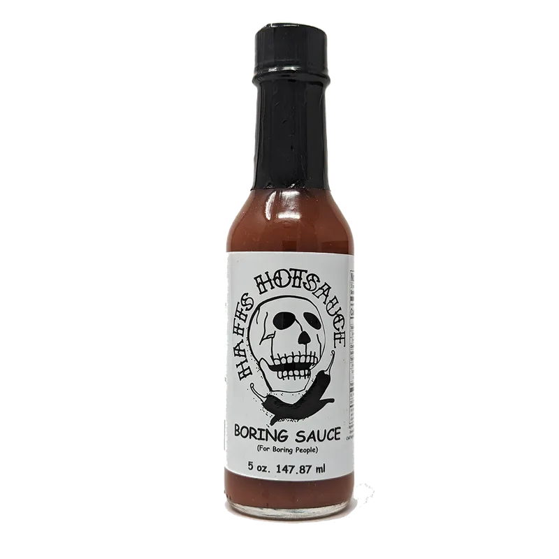 Haffs Boring Sauce For Boring People Hot Sauce