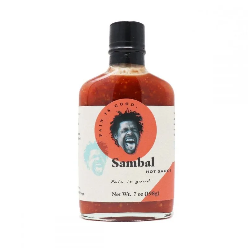 Pain Is Good Sambal Hot Sauce hot sauce bottle