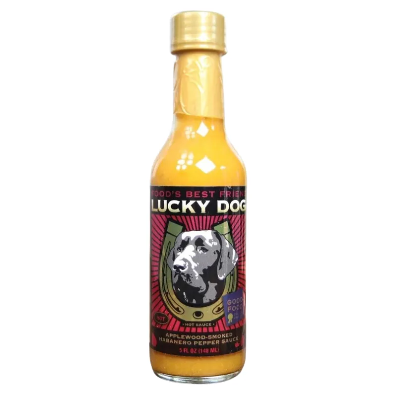 Lucky Dog Pink Label Applewood Smoked Habanero Pepper Sauce