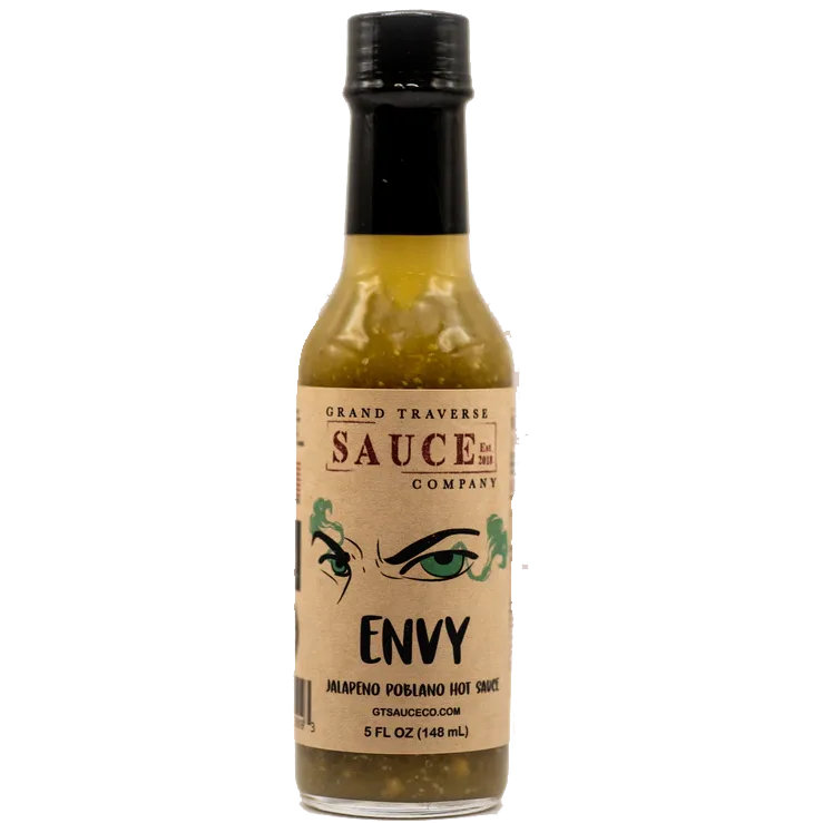 Grand Traverse Sauce Co. Envy Hot Sauce by Grand Traverse Sauce Company hot sauce bottle