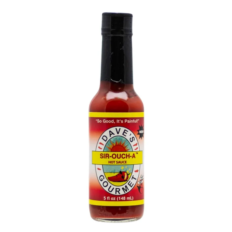 Dave's Gourmet Sir Ouch-A Hot Sauce hot sauce bottle