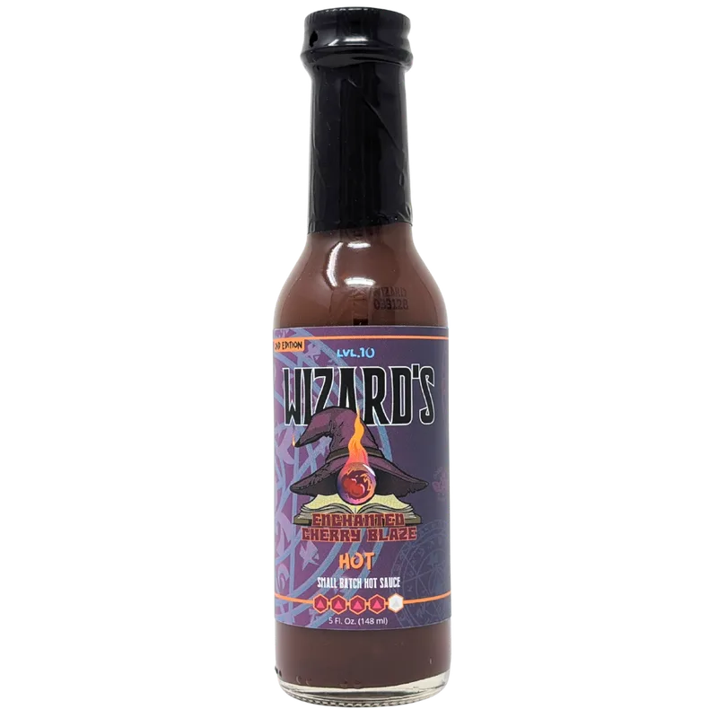 Goblin Boss Wizard's Enchanted Cherry Blaze Hot Sauce
