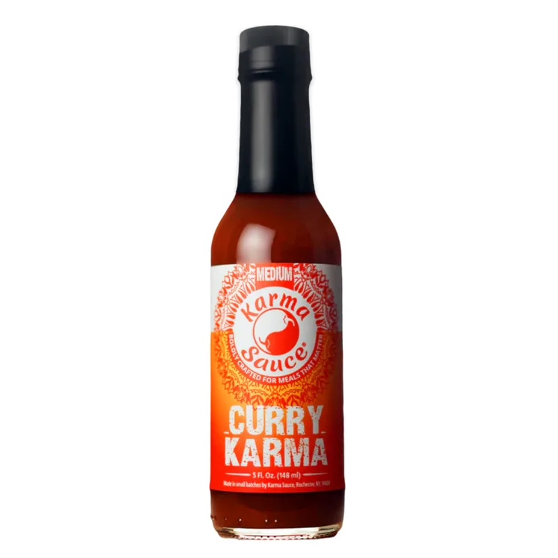 Karma Sauce Curry Karma Hot Sauce hot sauce bottle